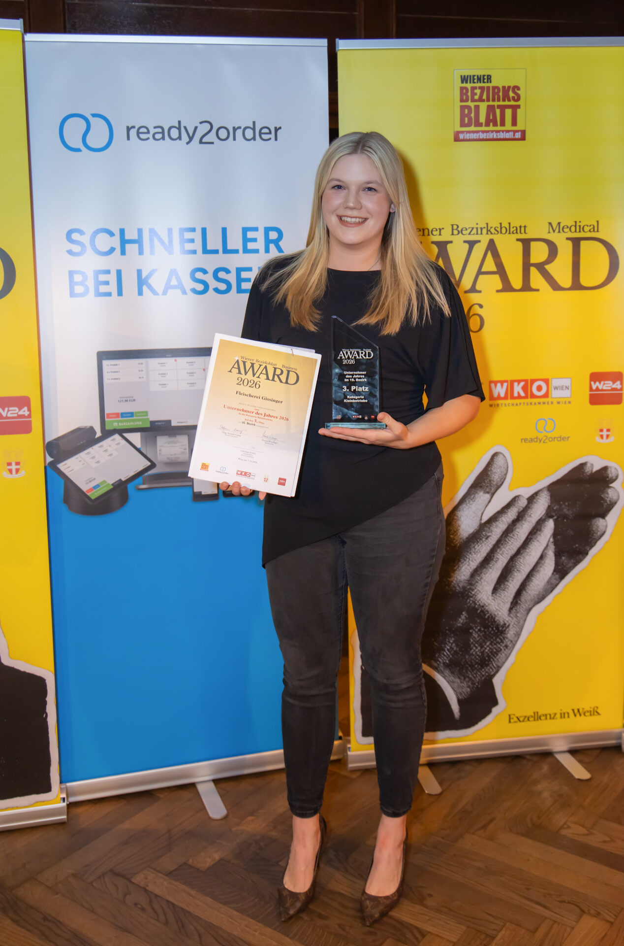 Julia Fröhlich von der Fleischerei Gissinger (Bild: Oblak).
